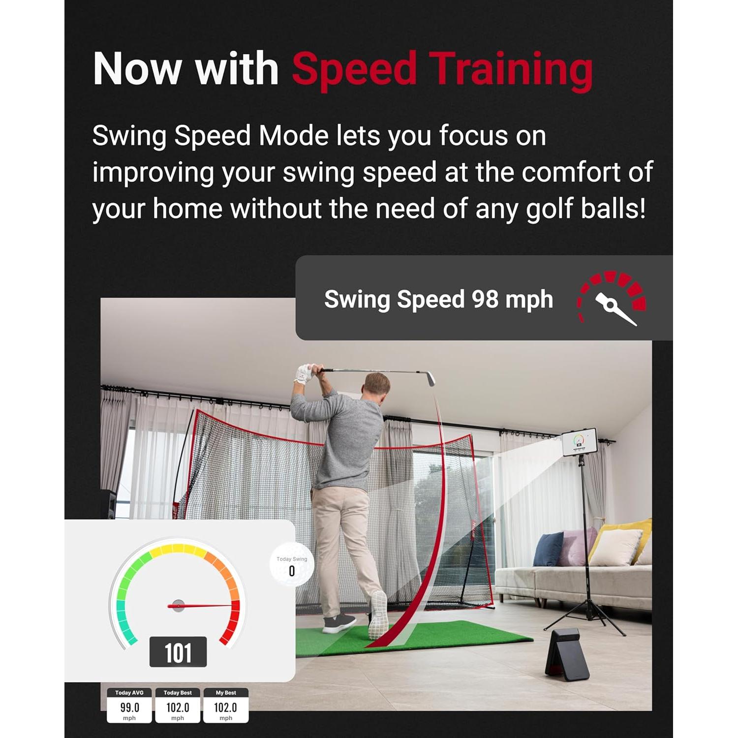 Monitor de Lanzamiento de Golf Voice Caddie SC4 Pro 3D