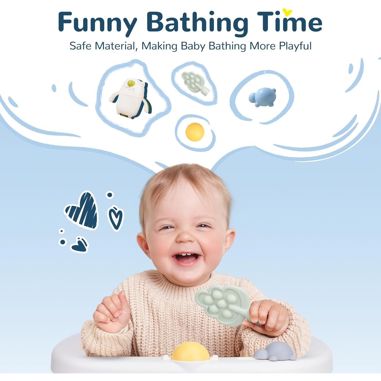 Asiento de Baño Antideslizante Coldew para Bebés Gris 0-9 kg