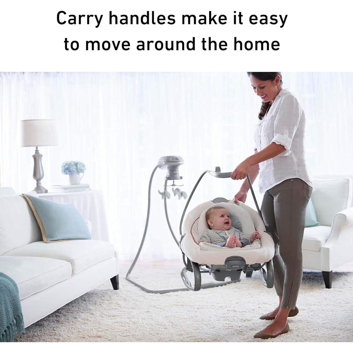 Columpio y Mecedora Graco DuetSoothe Zafiro 6 Velocidades