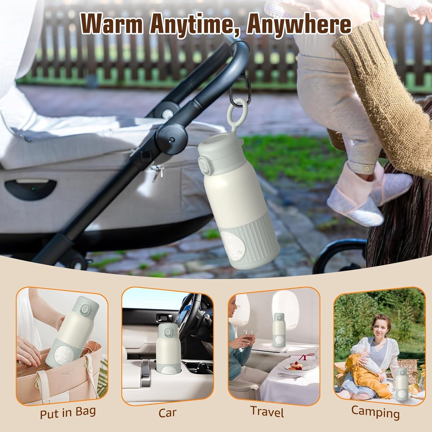 Calentador de Botellas Portátil UKEXE 100W para Bebés 1.04kg