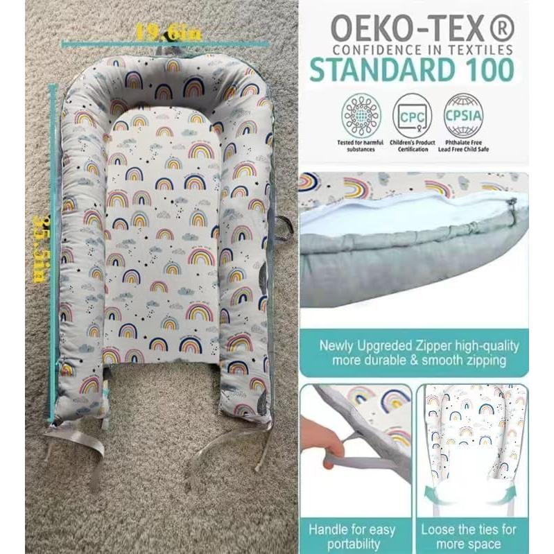 Funda Lounger Bebés 0-24 Meses Algodón Suave Transpirable