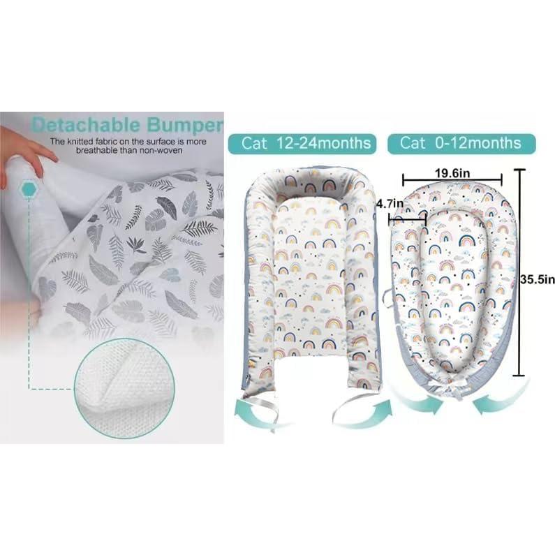 Funda Lounger Bebés 0-24 Meses Algodón Suave Transpirable