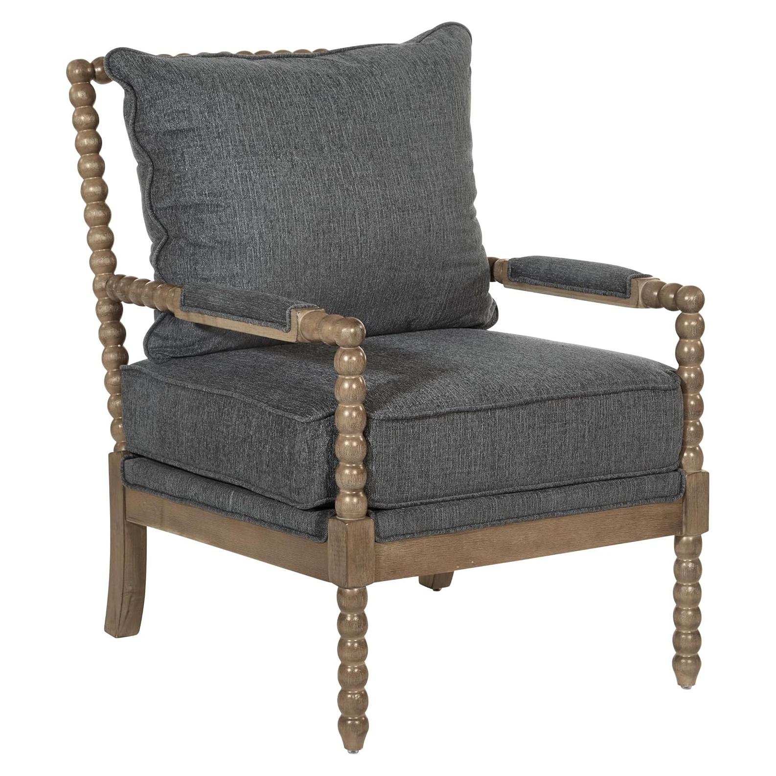 Silla de Acento OSP Home Furnishings Fletcher Carbón