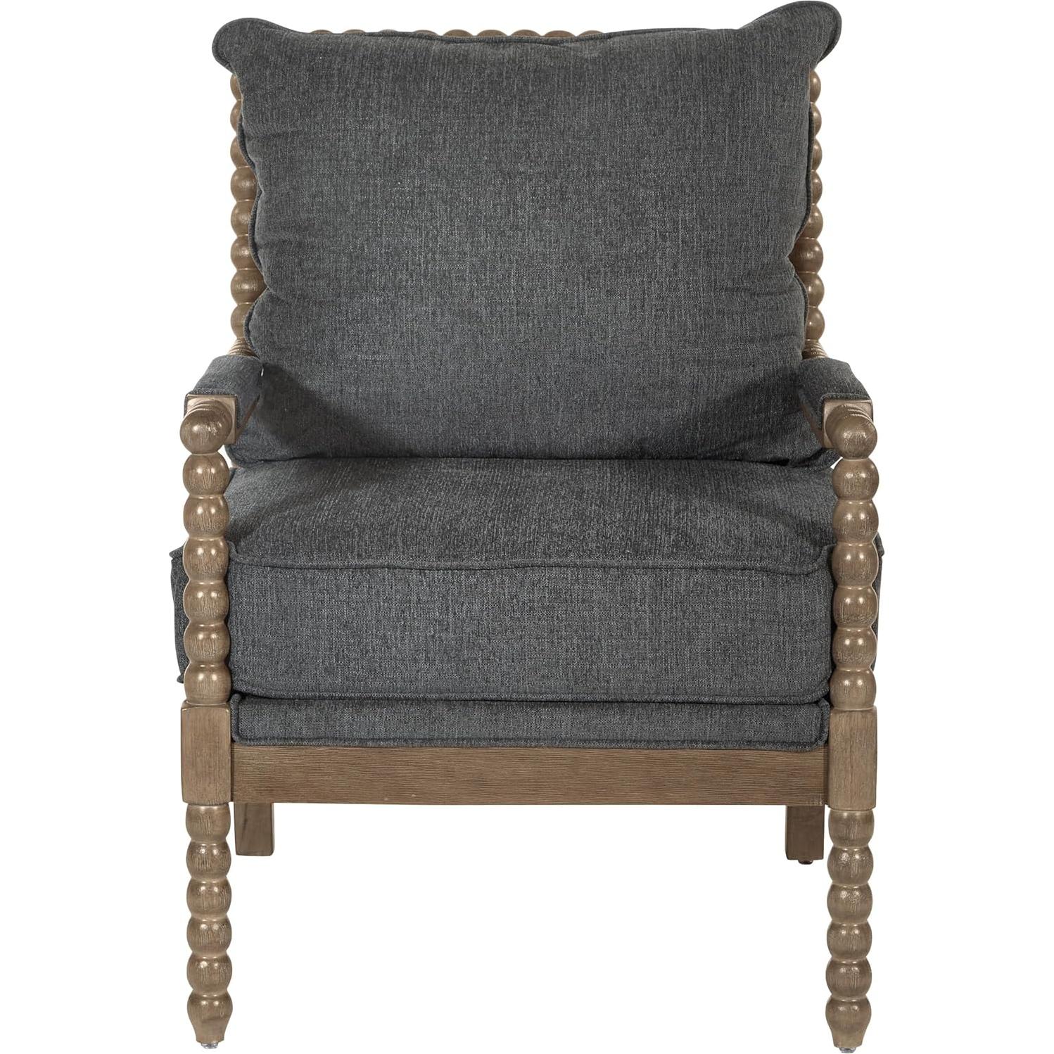 Silla de Acento OSP Home Furnishings Fletcher Carbón