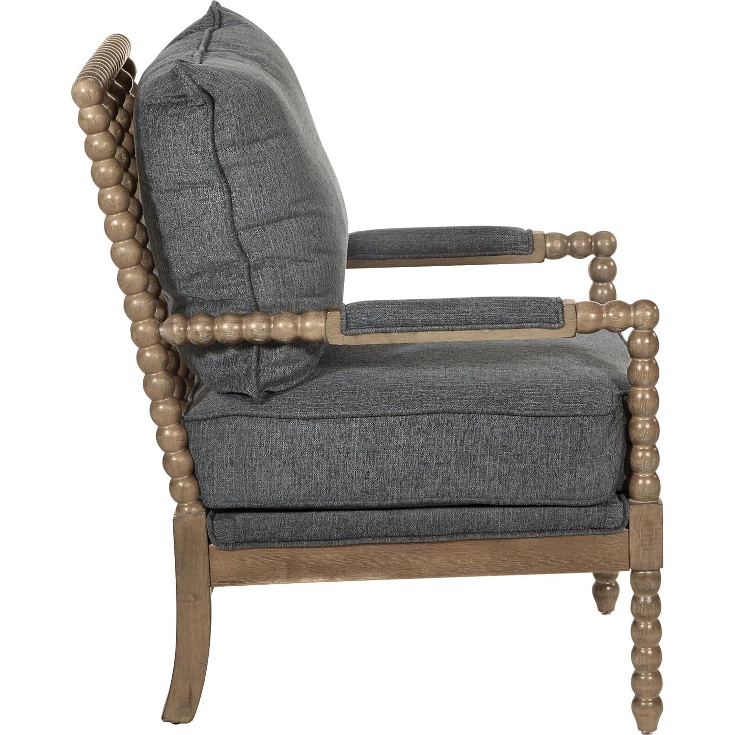 Silla de Acento OSP Home Furnishings Fletcher Carbón