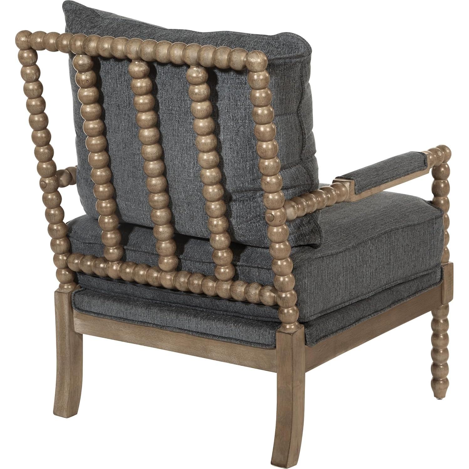 Silla de Acento OSP Home Furnishings Fletcher Carbón