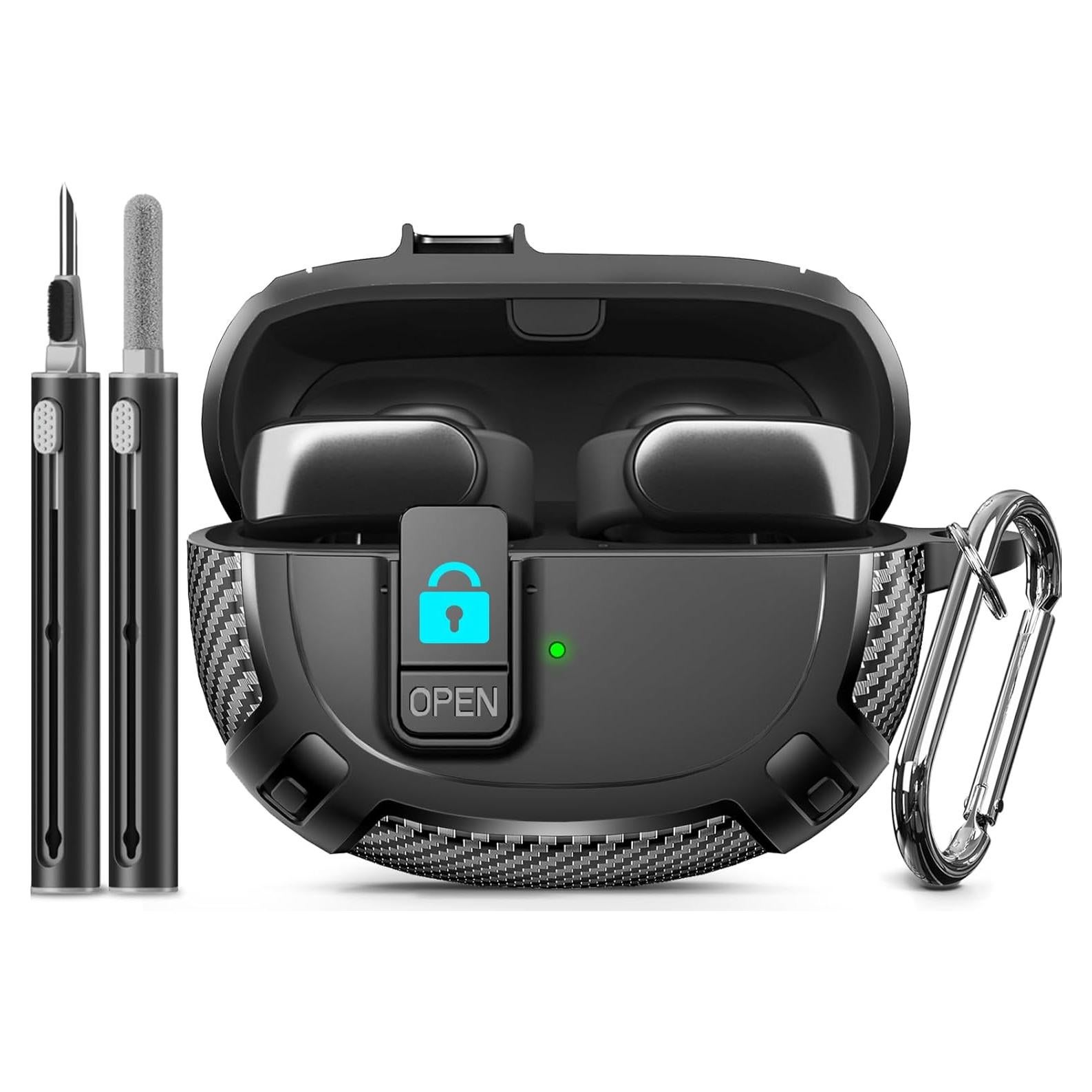 Funda Dura Militar para Auriculares Bose Ultra Open 2024 - Negro