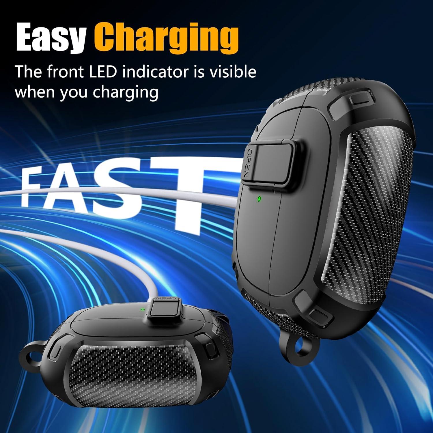 Funda Dura Militar para Auriculares Bose Ultra Open 2024 - Negro