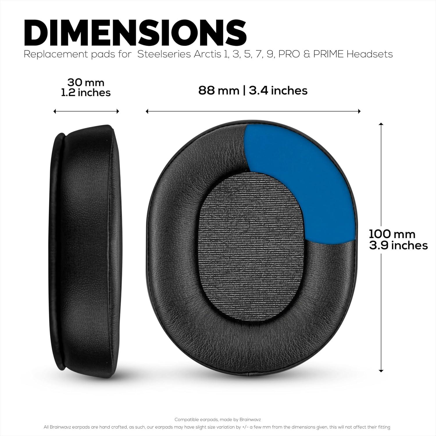 Almohadillas de Gel Refrigerante Brainwavz para SteelSeries Arctis