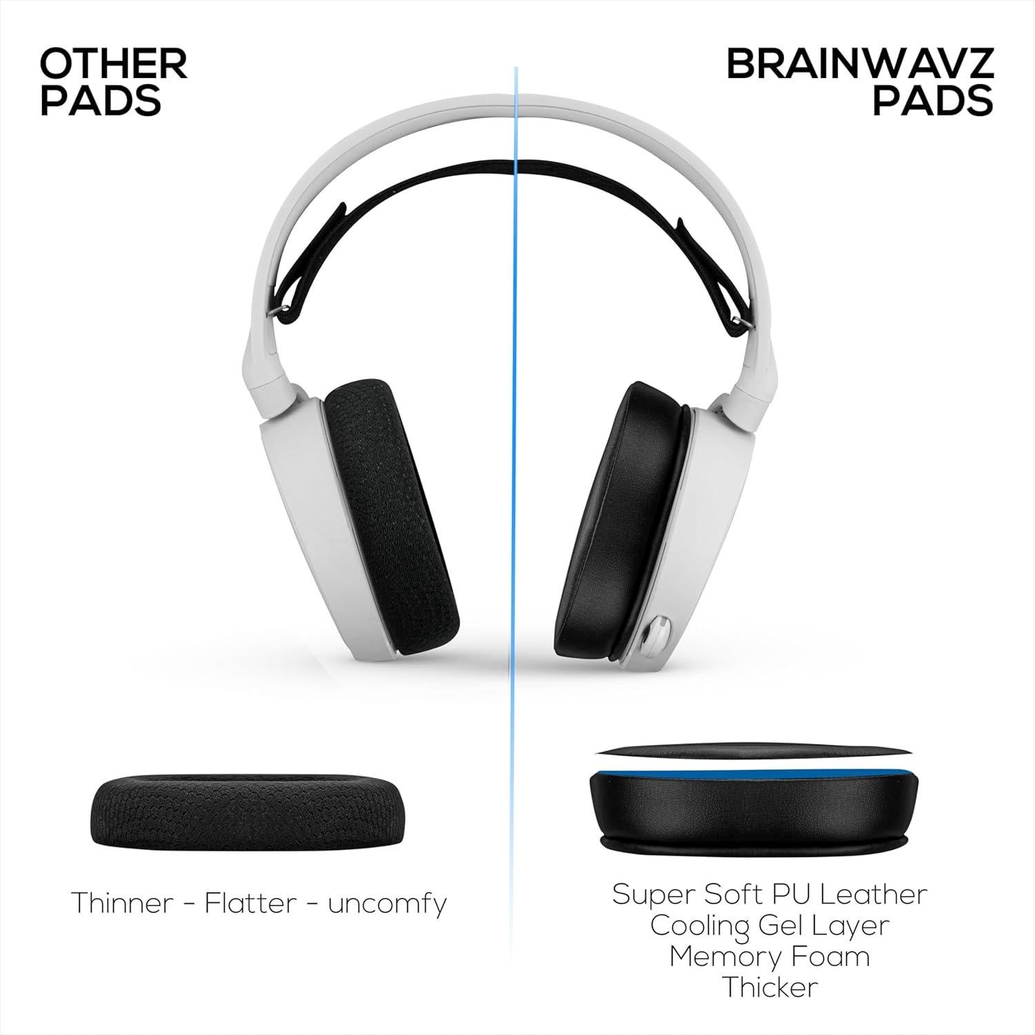 Almohadillas de Gel Refrigerante Brainwavz para SteelSeries Arctis