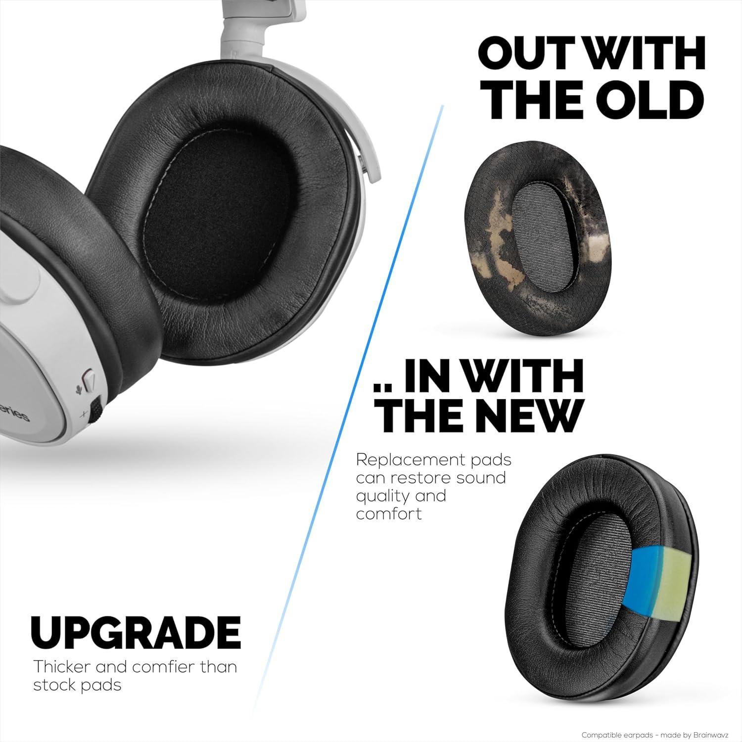 Almohadillas de Gel Refrigerante Brainwavz para SteelSeries Arctis