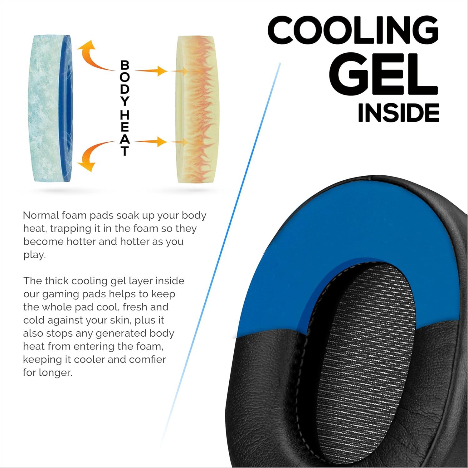 Almohadillas de Gel Refrigerante Brainwavz para SteelSeries Arctis