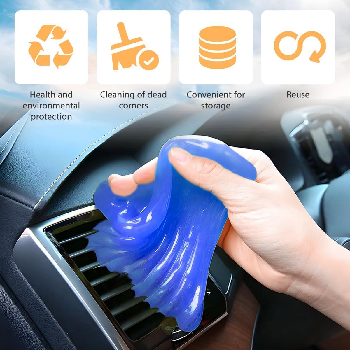 Gel de limpieza de automóviles FALVFUN azul 6.78x5.99cm