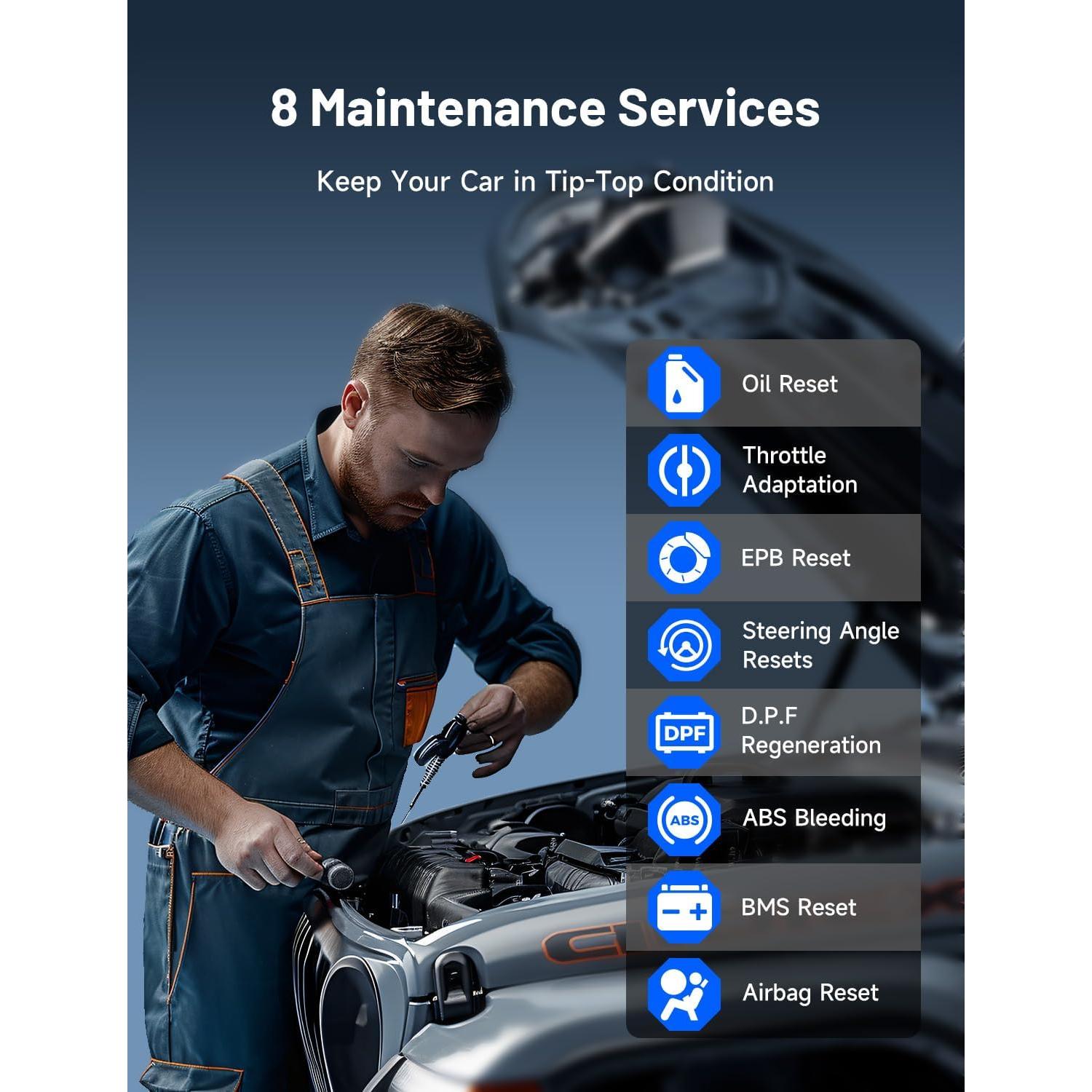 Escáner OBD2 Bluetooth TOPDON TopScan Lite - Diagnóstico Completo