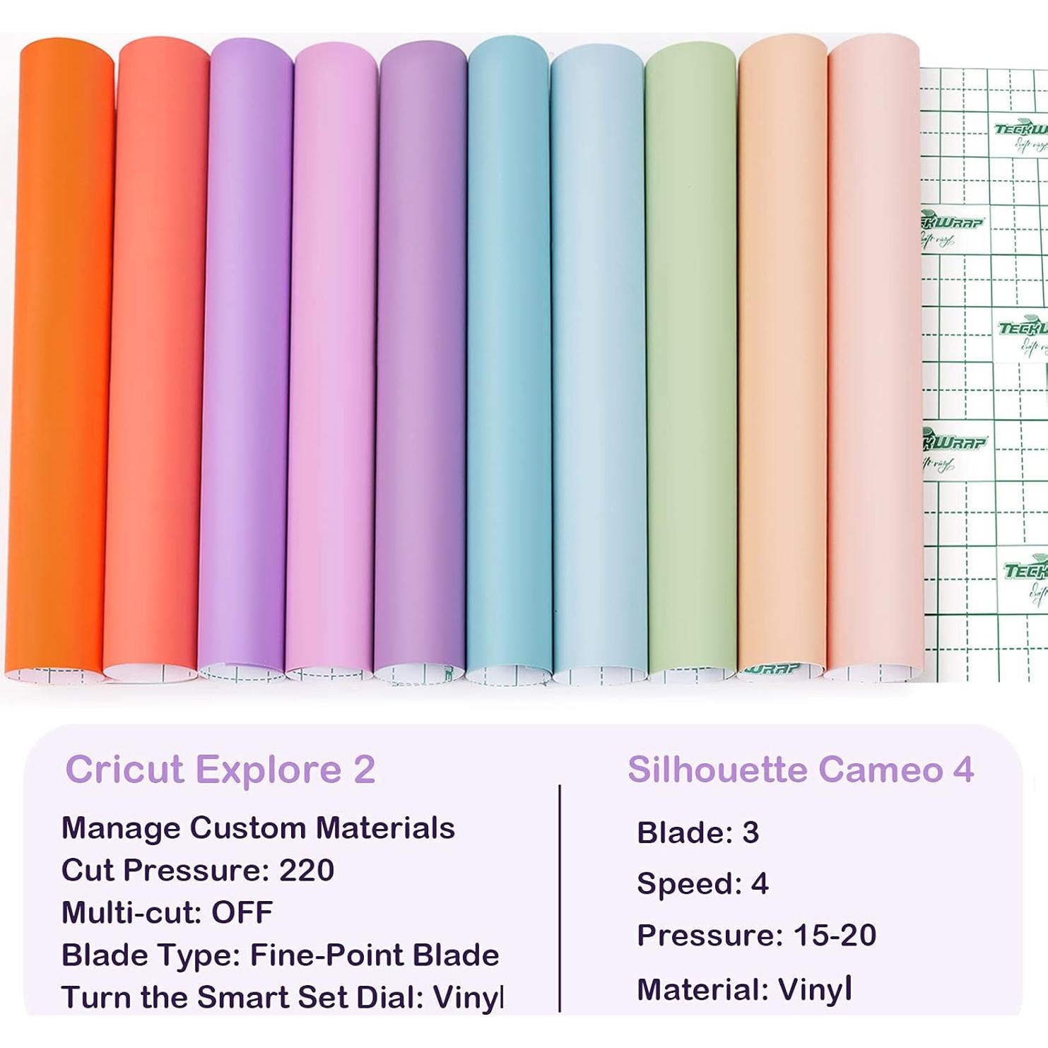 Vinilo Permanente Mate TECKWRAP 30.48x30.48 cm 21 Colores