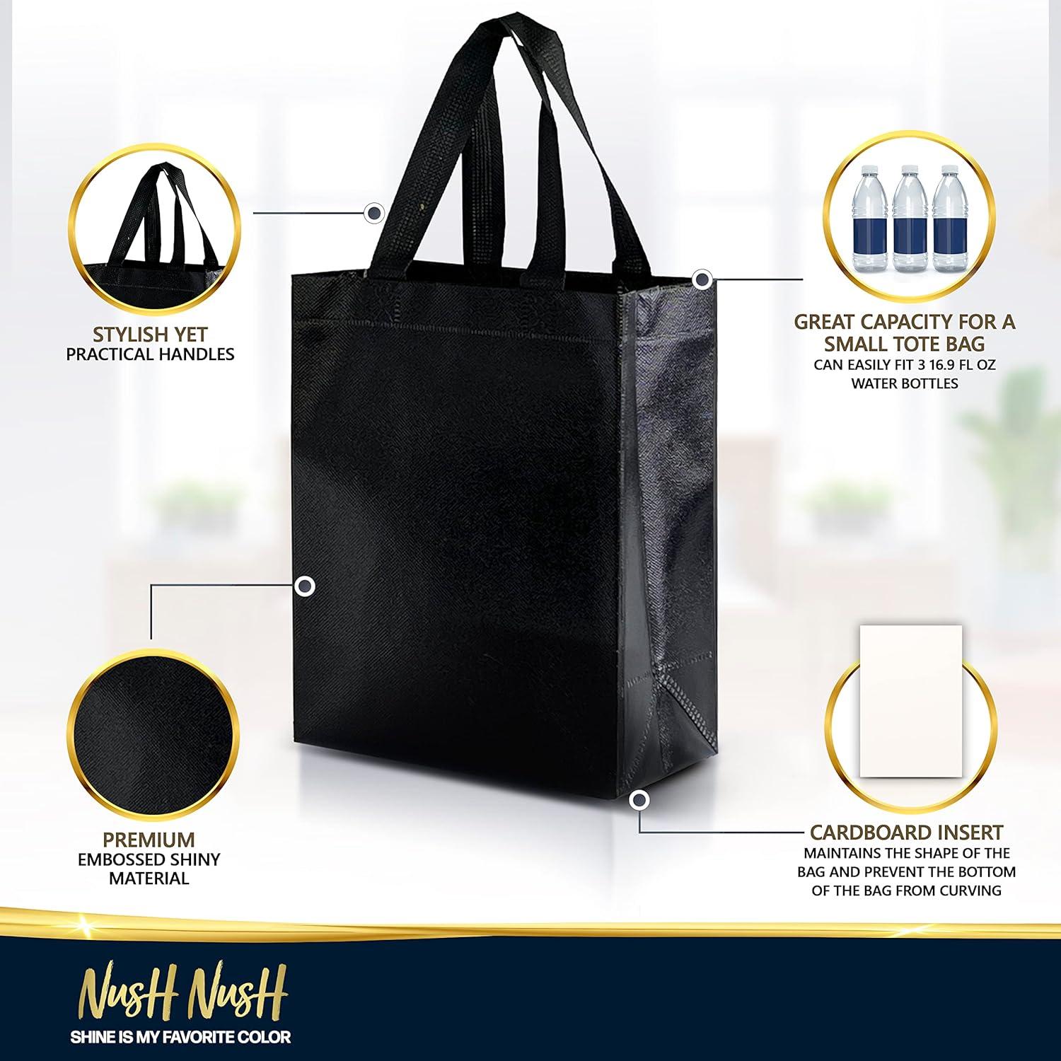 Bolsas de Regalo Reutilizables Nush Nush - Set de 12 Medianas