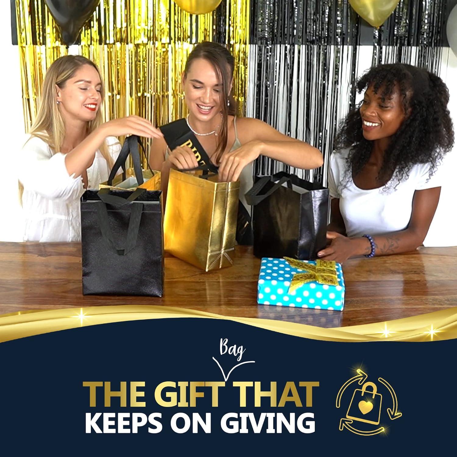 Bolsas de Regalo Reutilizables Nush Nush - Set de 12 Medianas