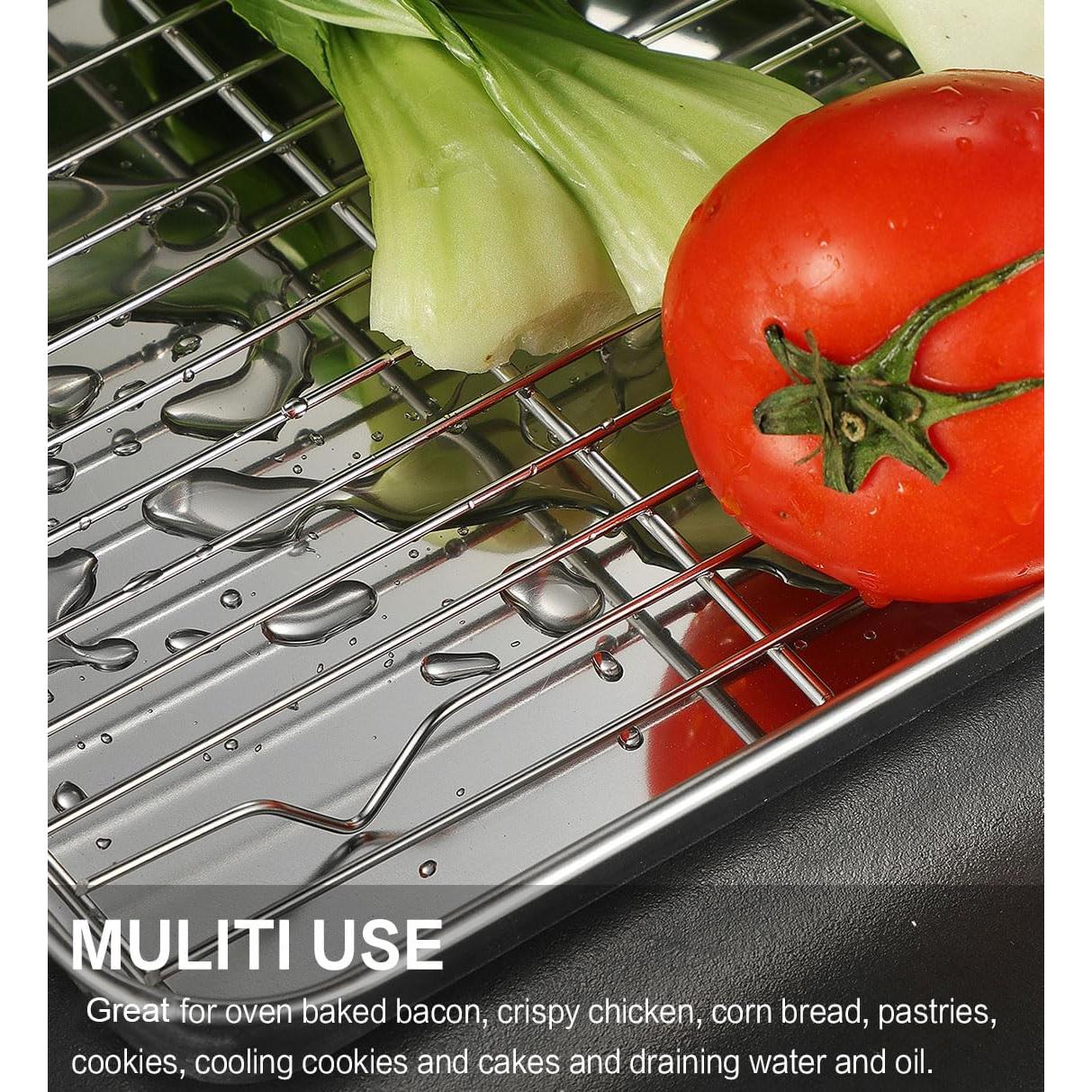 Set de Bandejas para Hornear M MCIRCO 9 Piezas Acero Inoxidable