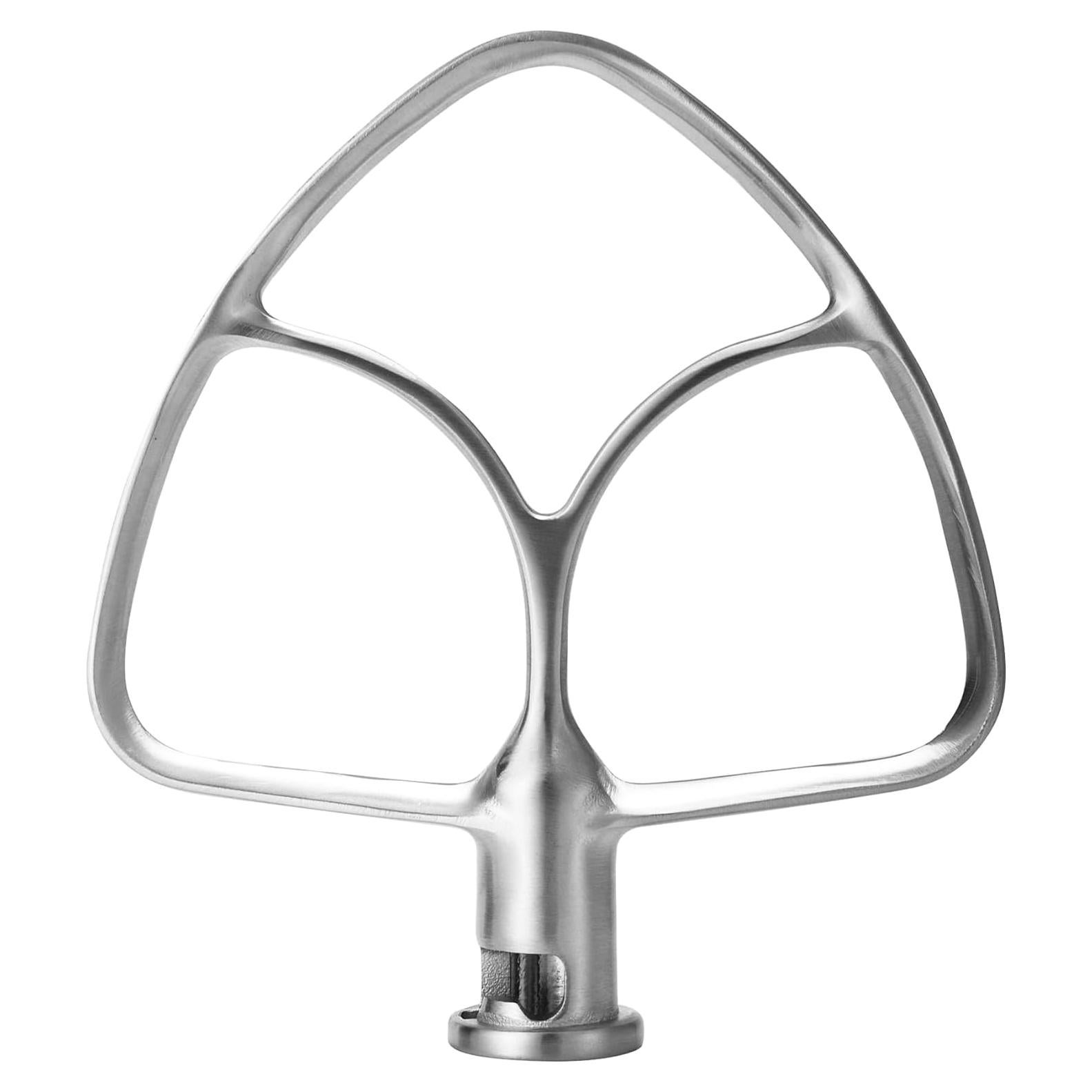 Batidor Plano de Acero Inoxidable Wiselet para KitchenAid 4.5-5qt