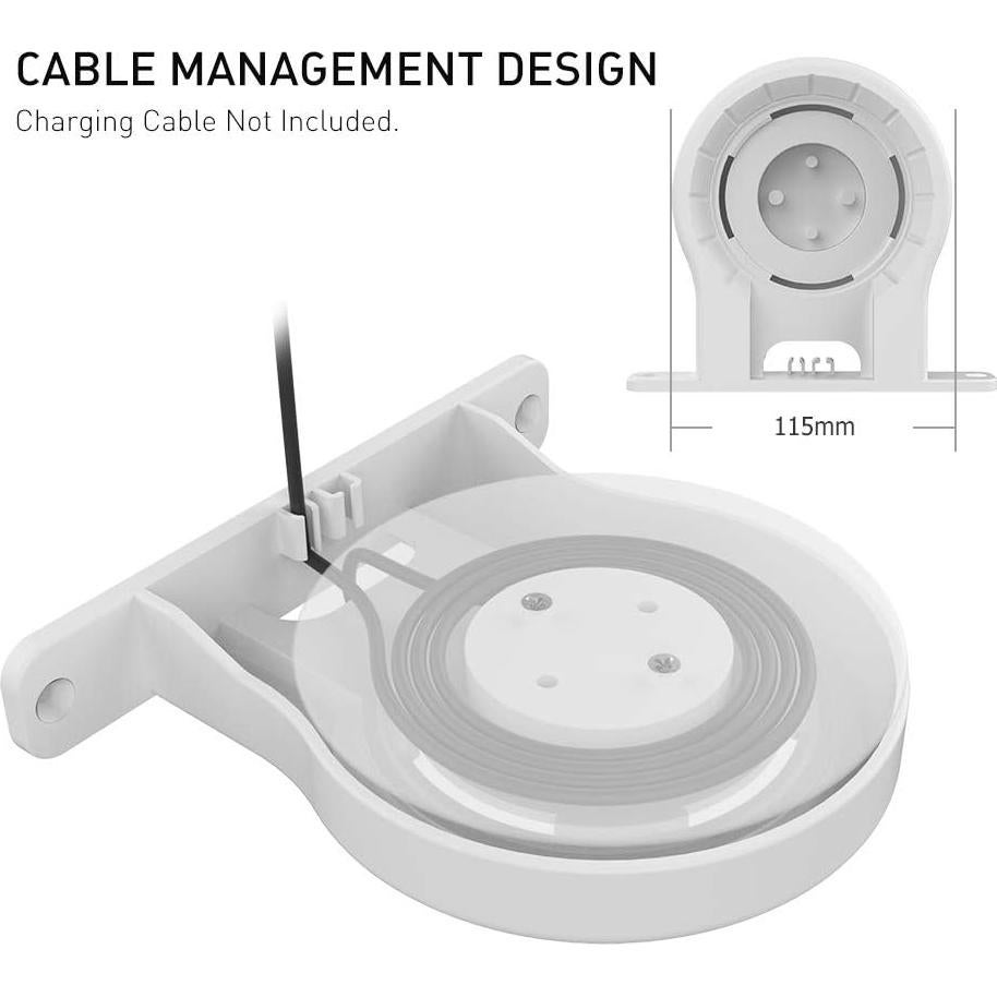 Soporte de Pared Delidigi para Google Nest WiFi - Blanco