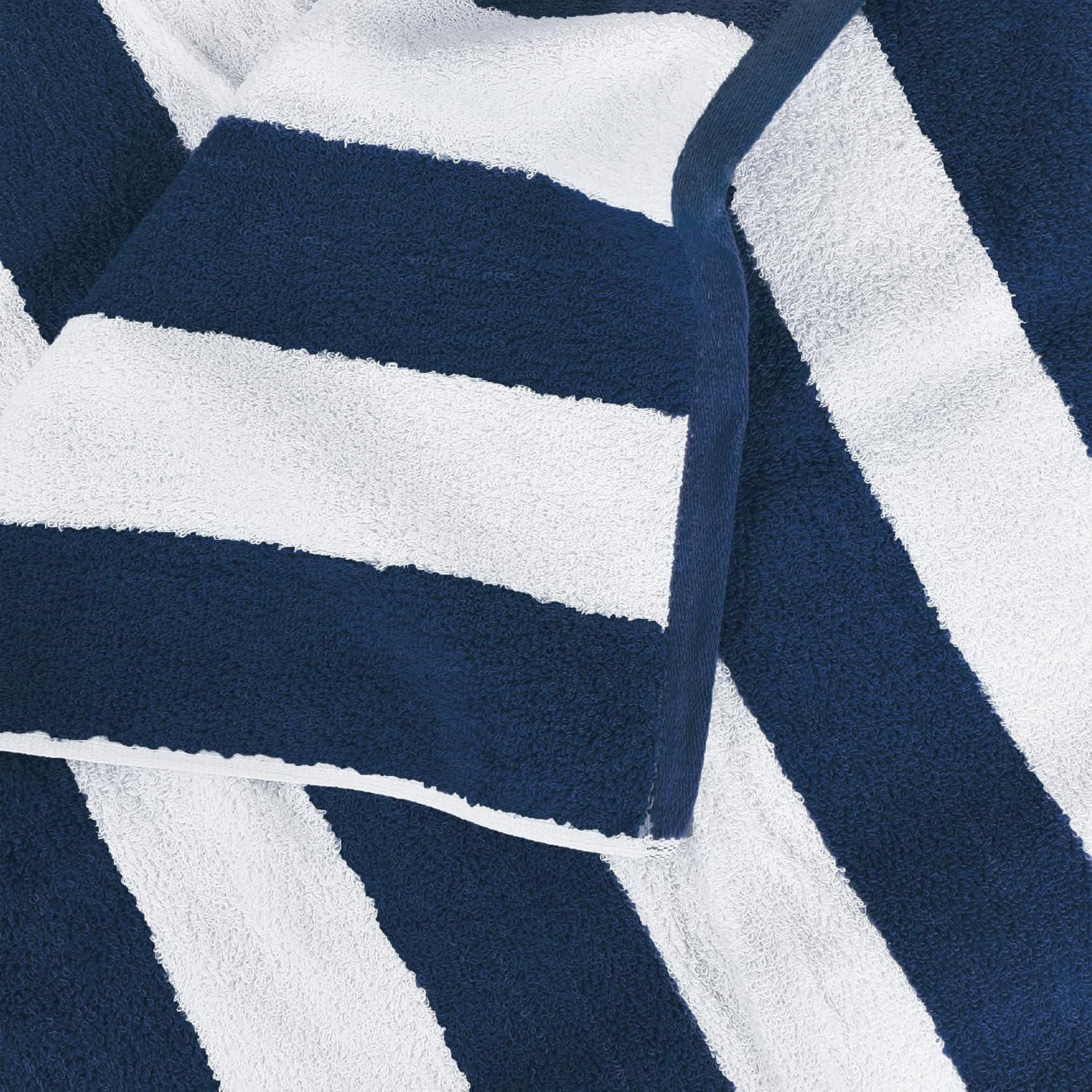 Toallas de Playa Utopia - Paquete de 4 Rayas Cabana 76x152 cm