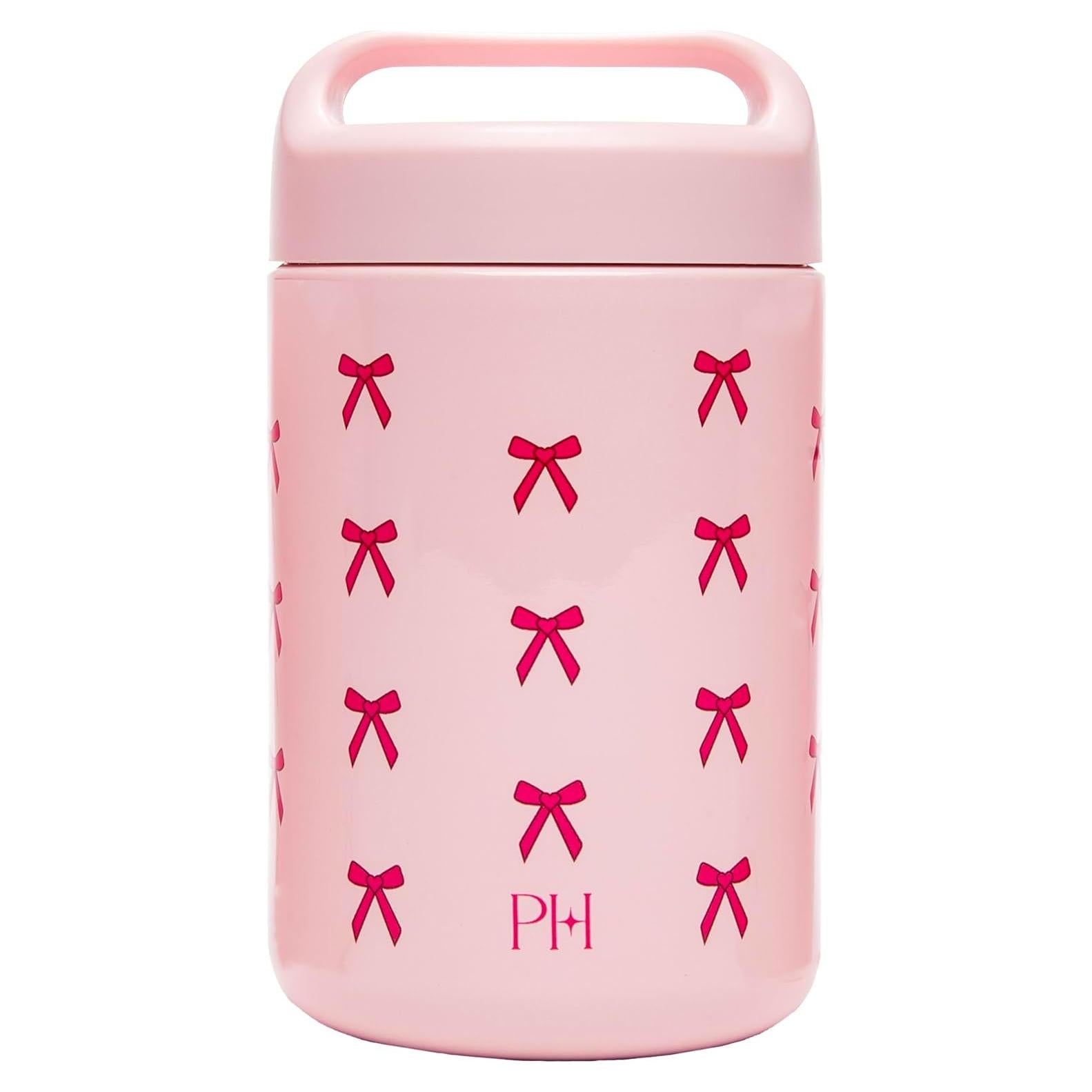 Tarro de Comida Aislado Paris Hilton 0.45L Rosa con Lazos