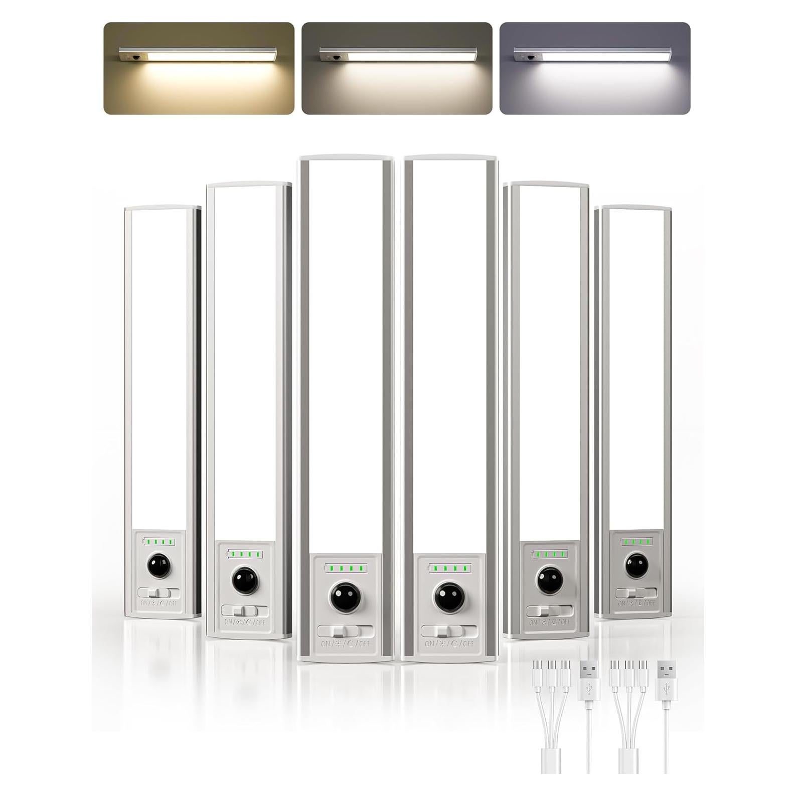 EZVALO Luz Bajo Gabinete con Sensor de Movimiento 24.89 cm