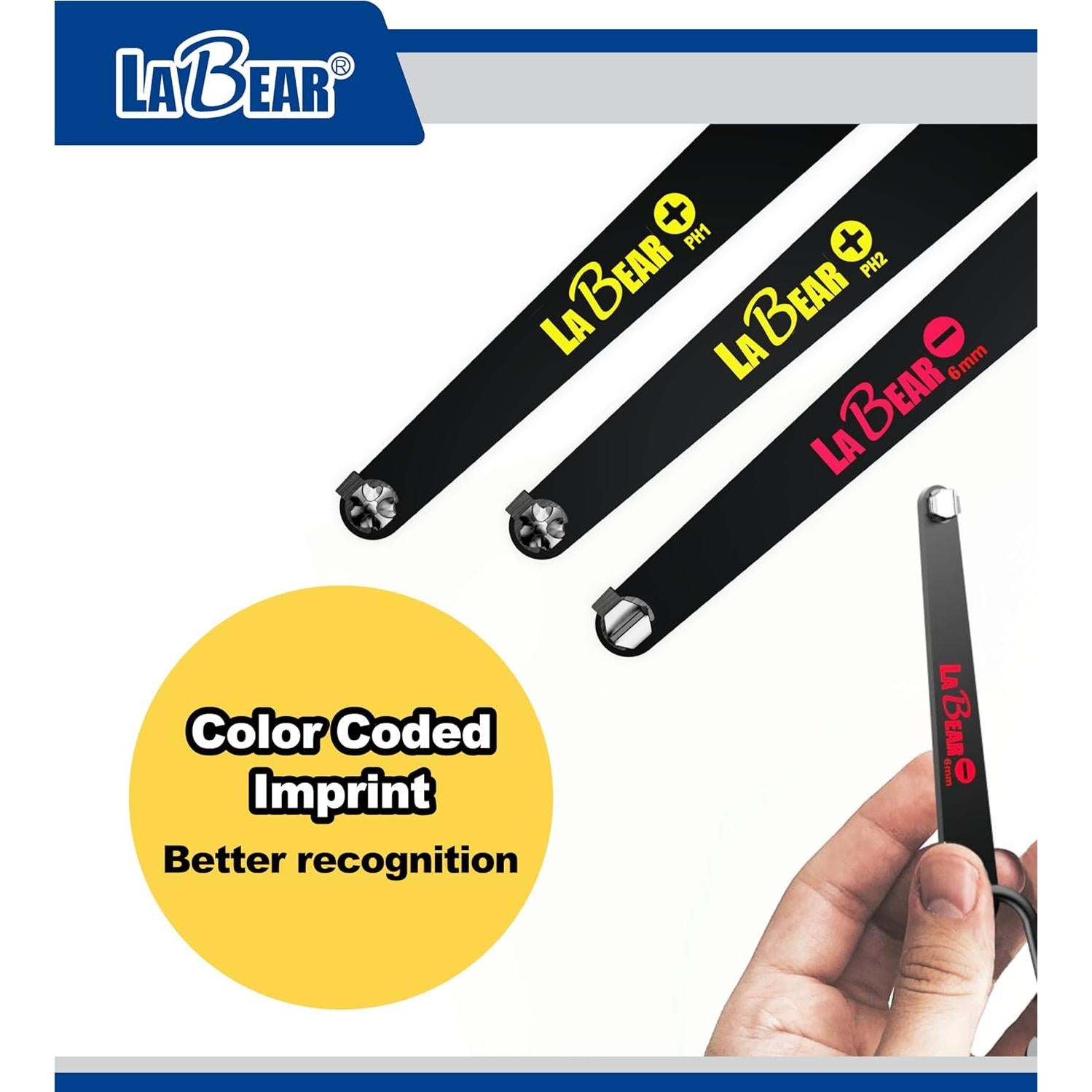 Juego de Destornilladores LABEAR Ultra Bajo Offset 3 Piezas