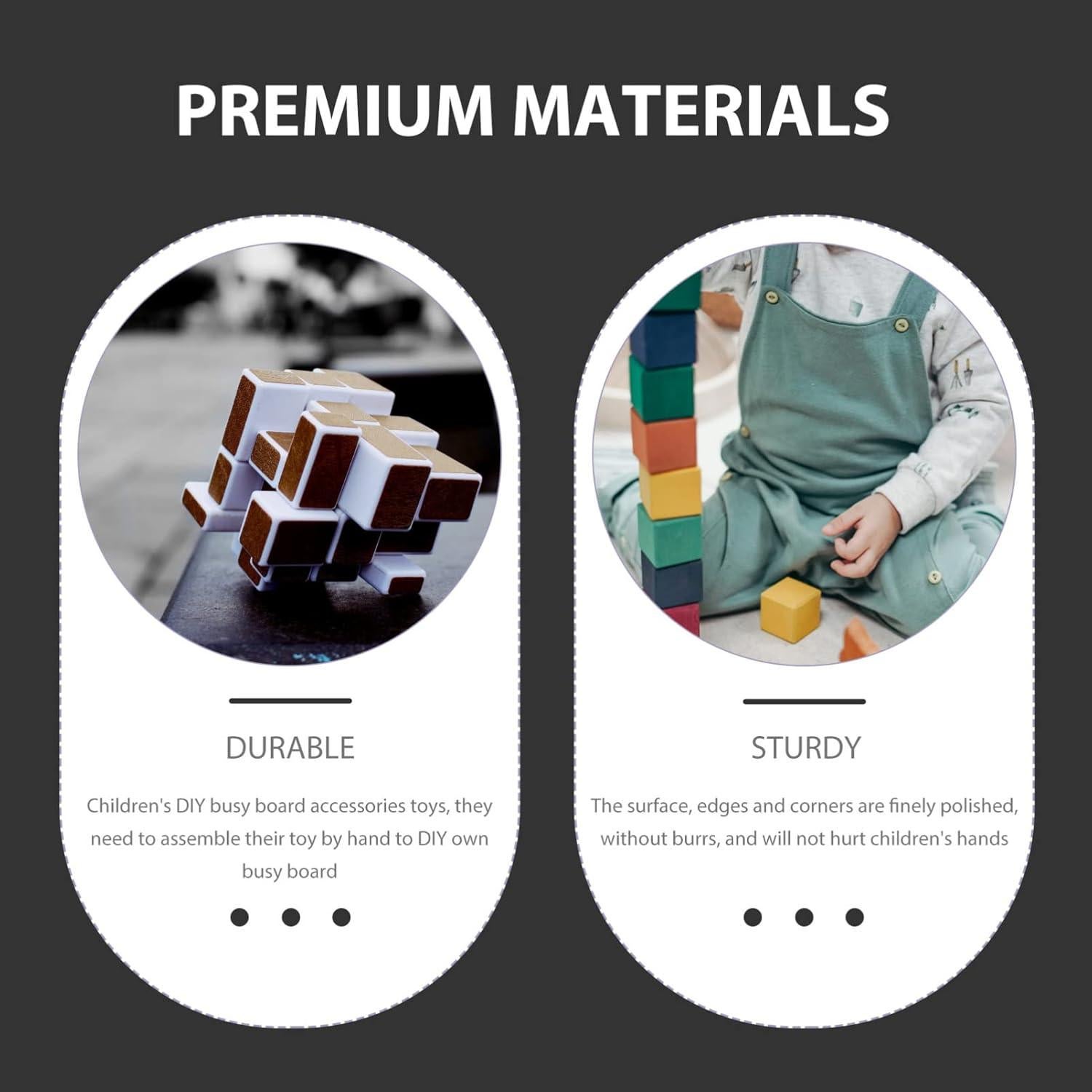 Set de Accesorios de Tablero Ocupado Toyvian - Juguete Educativo de Madera