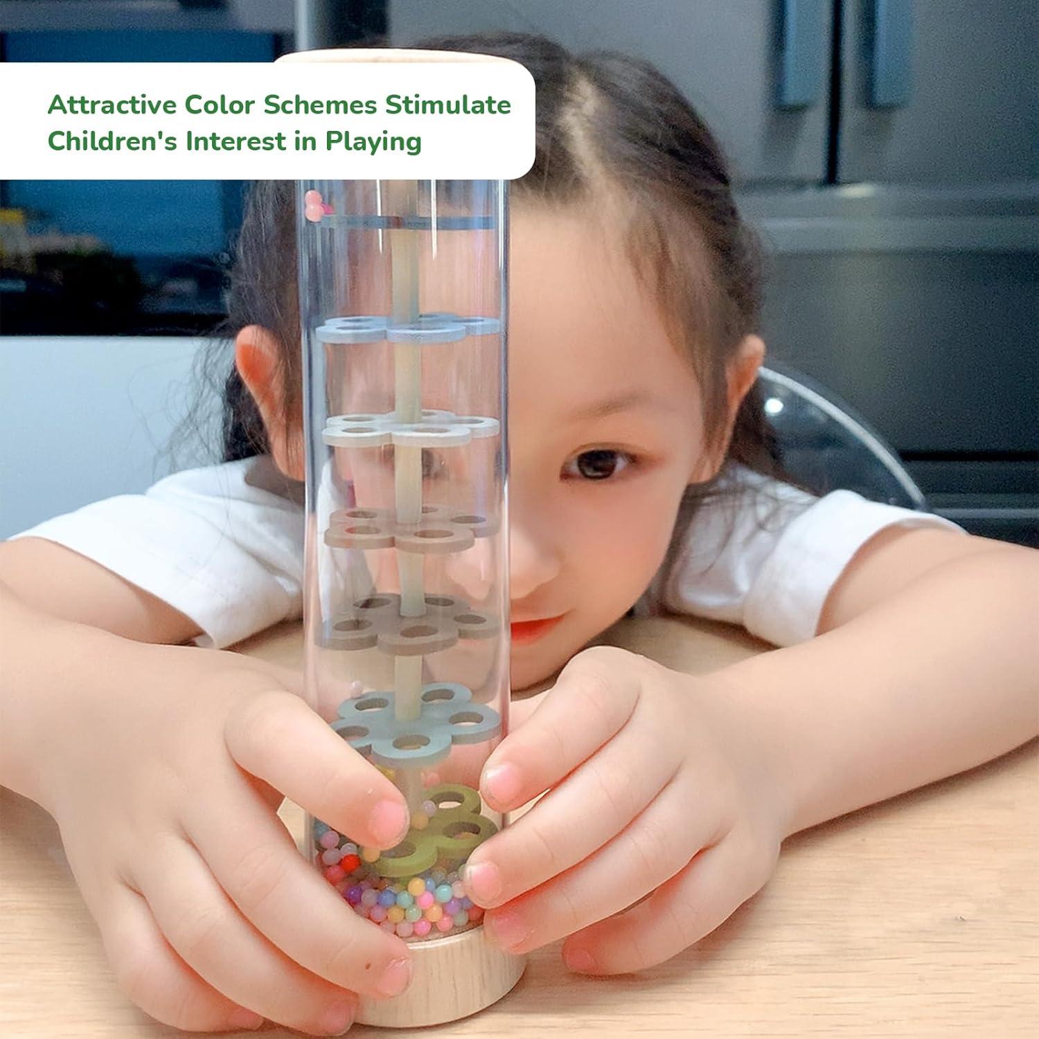 Juguete Musical Montessori WODI Rascador de Madera 17.5 cm