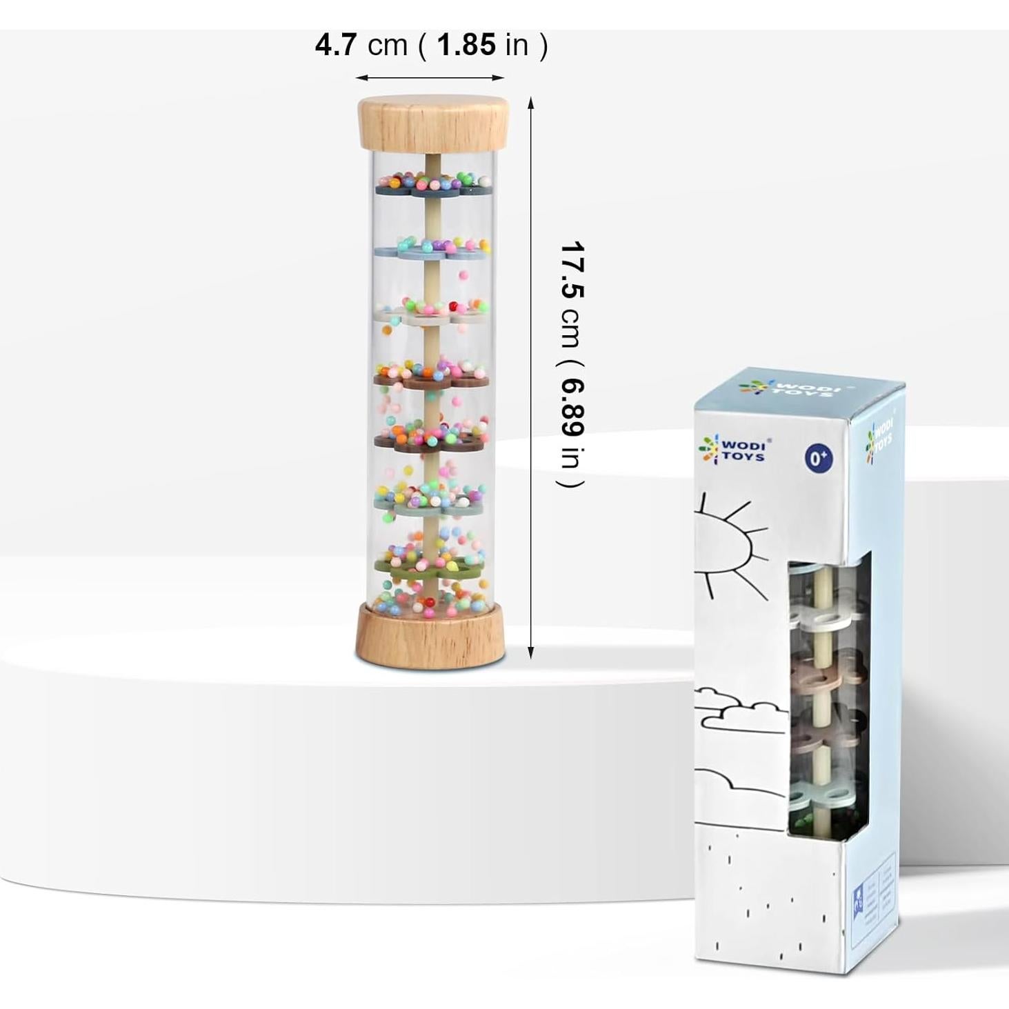 Juguete Musical Montessori WODI Rascador de Madera 17.5 cm