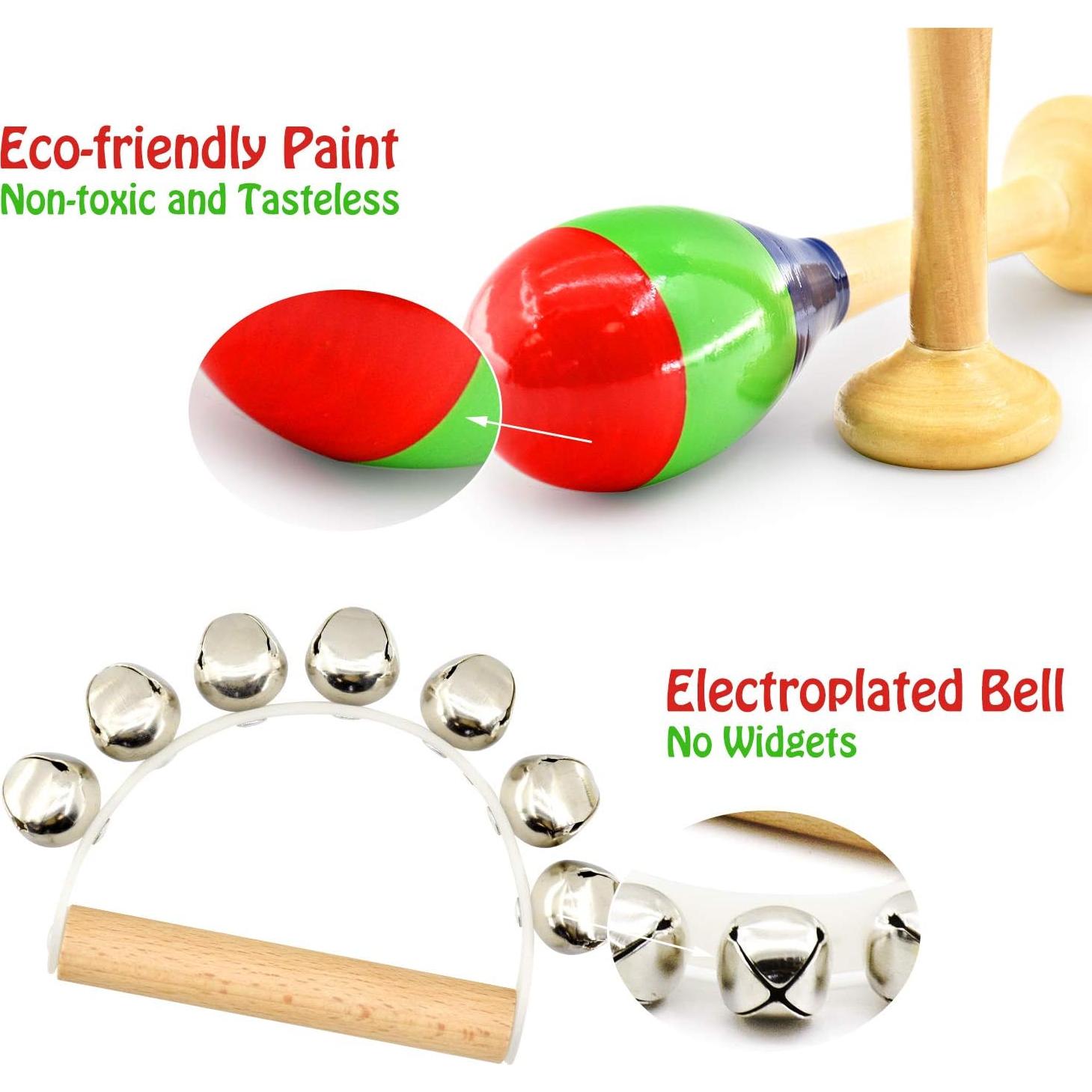 Set de Instrumentos Musicales de Percusión MUSICUBE 7 PZS