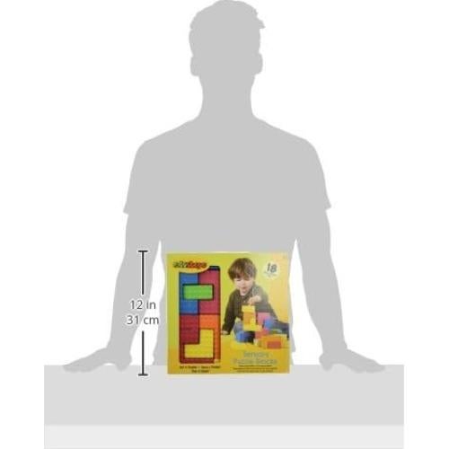 Bloques Sensoriales de Espuma Edushape 18 Piezas Multicolor