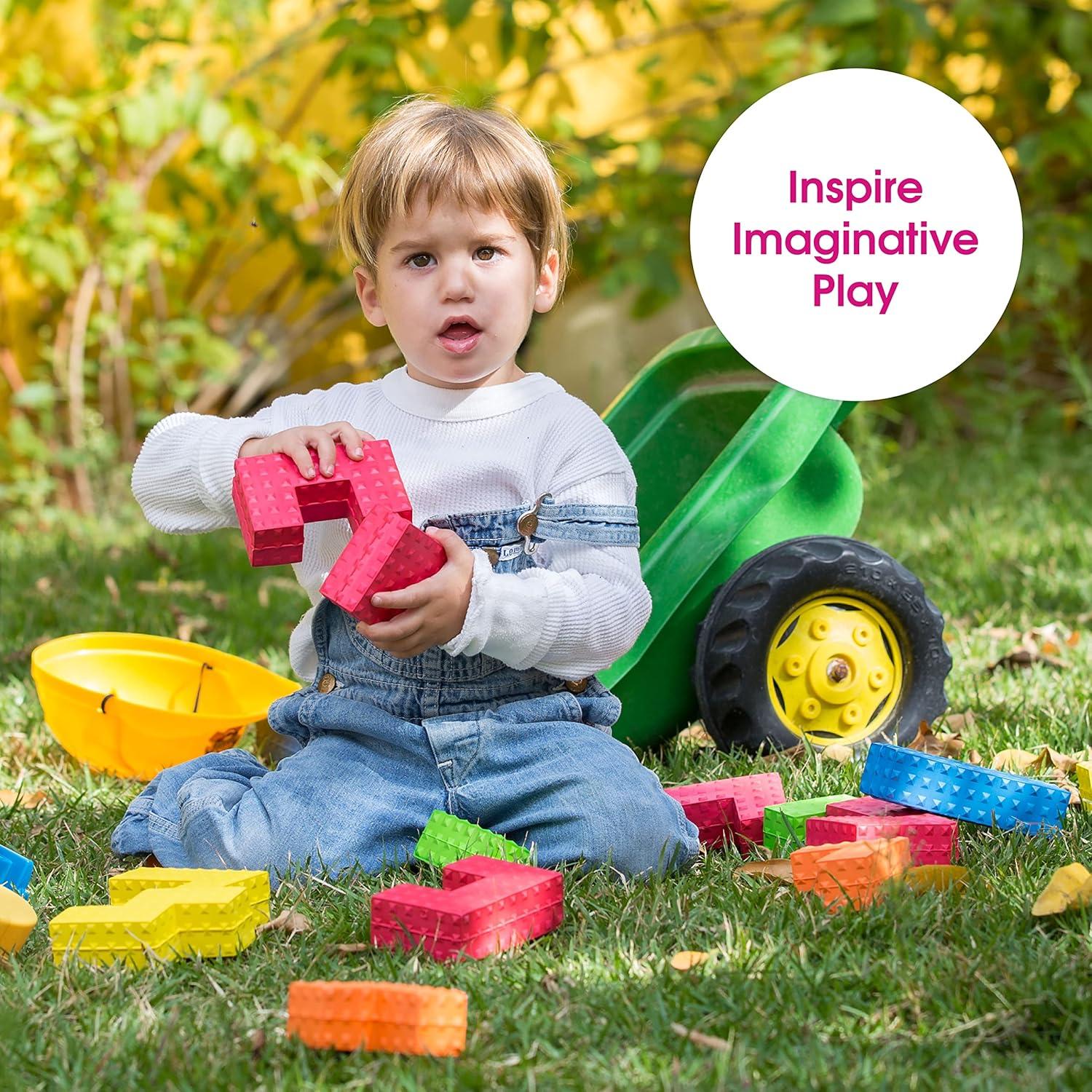 Bloques Sensoriales de Espuma Edushape 18 Piezas Multicolor