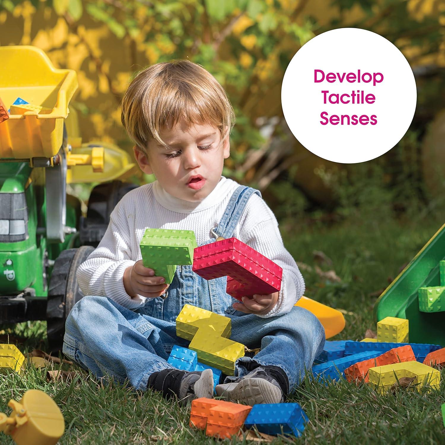 Bloques Sensoriales de Espuma Edushape 18 Piezas Multicolor