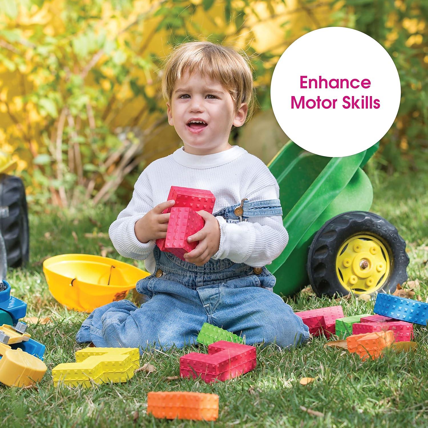 Bloques Sensoriales de Espuma Edushape 18 Piezas Multicolor