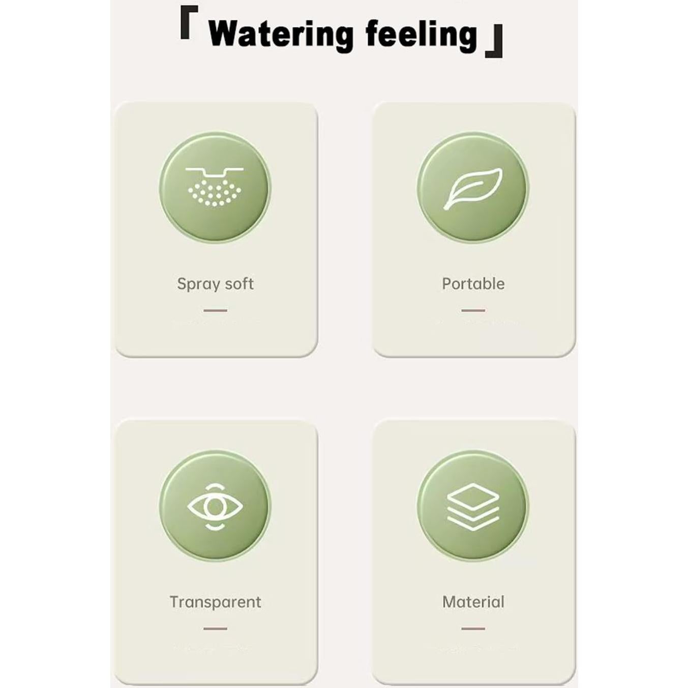 Mini Regadera BESSILY Azul 0.45L para Plantas de Interior