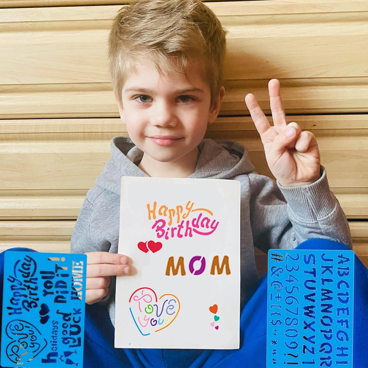 Set de 26 Plantillas de Dibujo LanMa - 400 Imágenes Variadas