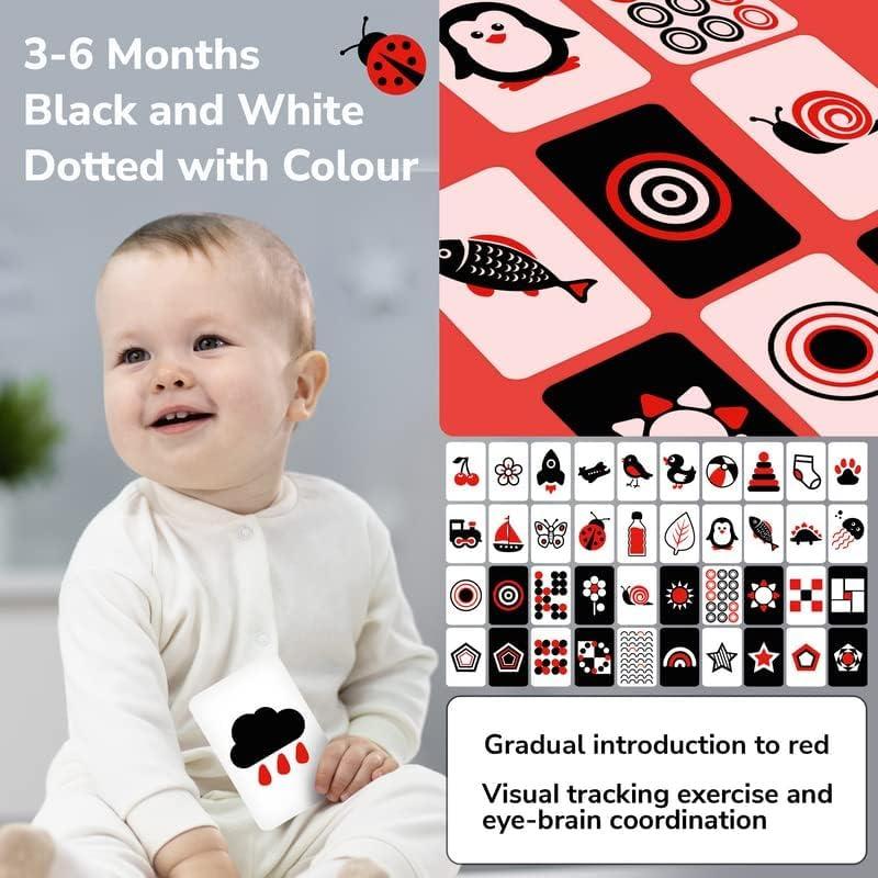 Tarjetas de Flash QUOKKA 60 Piezas para Bebés 0-3 Años