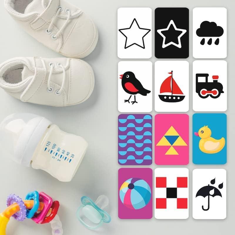 Tarjetas de Flash QUOKKA 60 Piezas para Bebés 0-3 Años