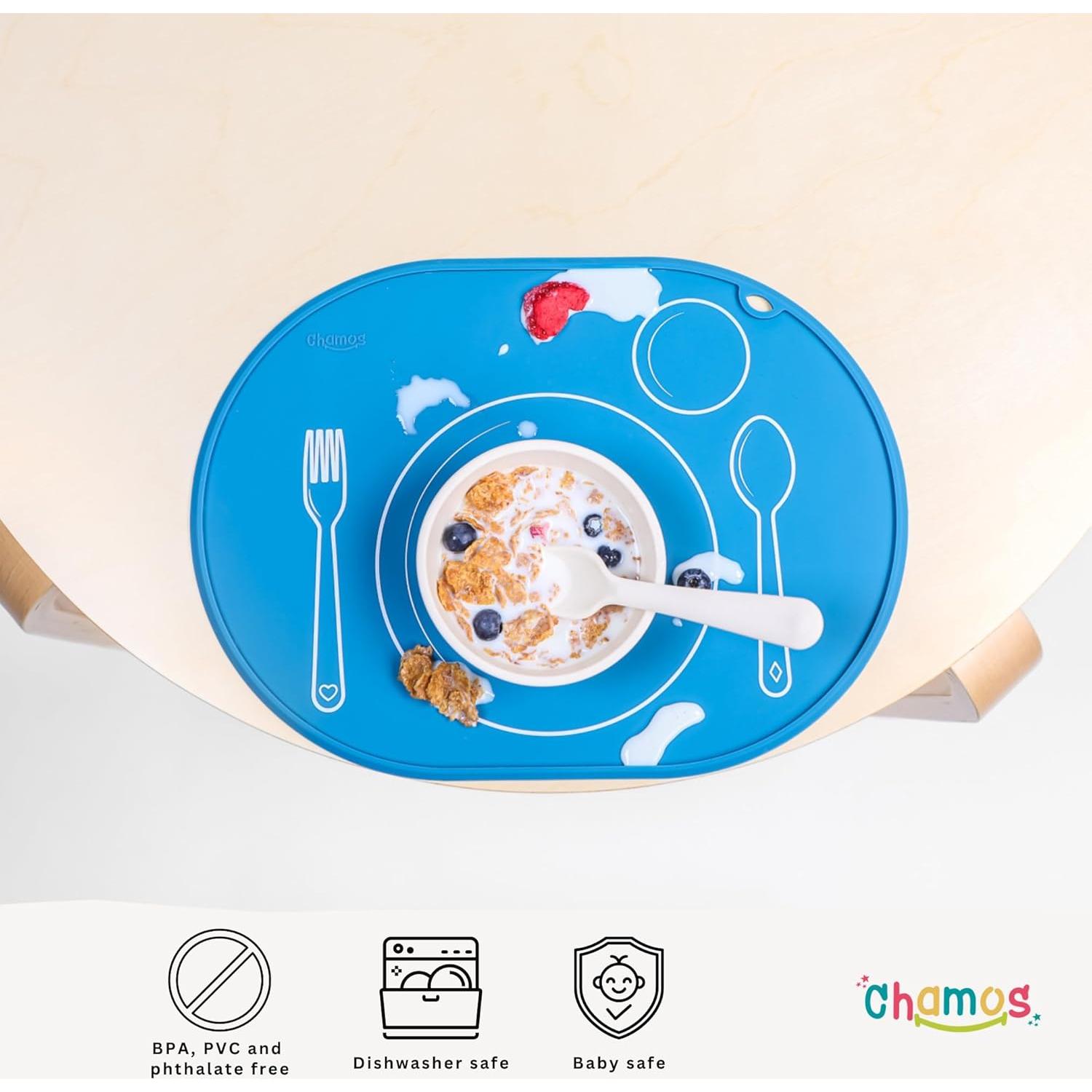 Mantel Individual Ovalado Chamos Montessori Beige 36x26 cm