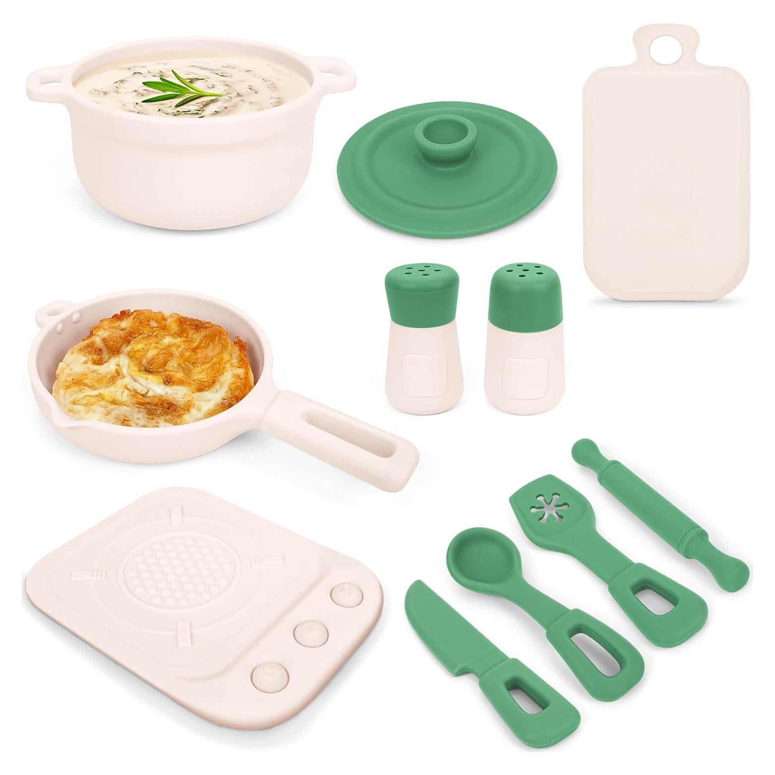 Juego de Cocina de Silicona TYRY.HU 11 Piezas Verde
