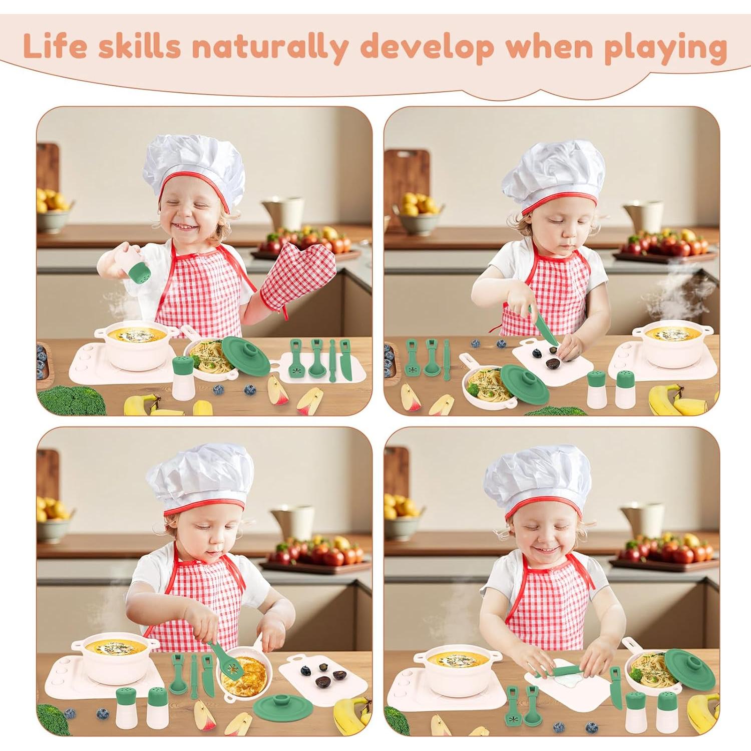 Juego de Cocina de Silicona TYRY.HU 11 Piezas Verde