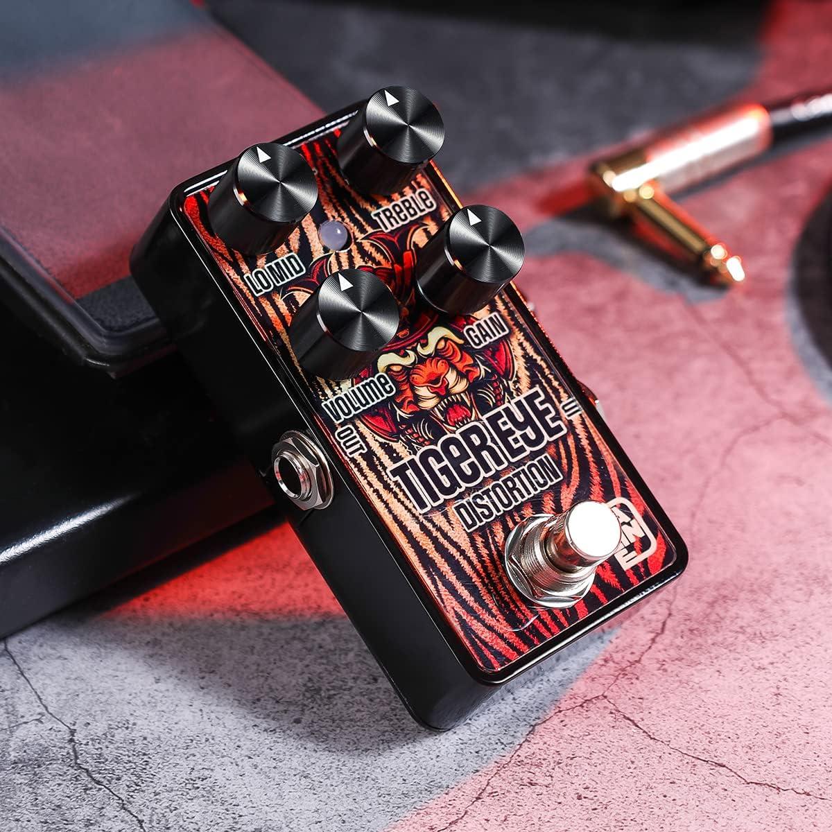 Pedal de Distorsión Mini Caline G001 9V Bypass Verdadero