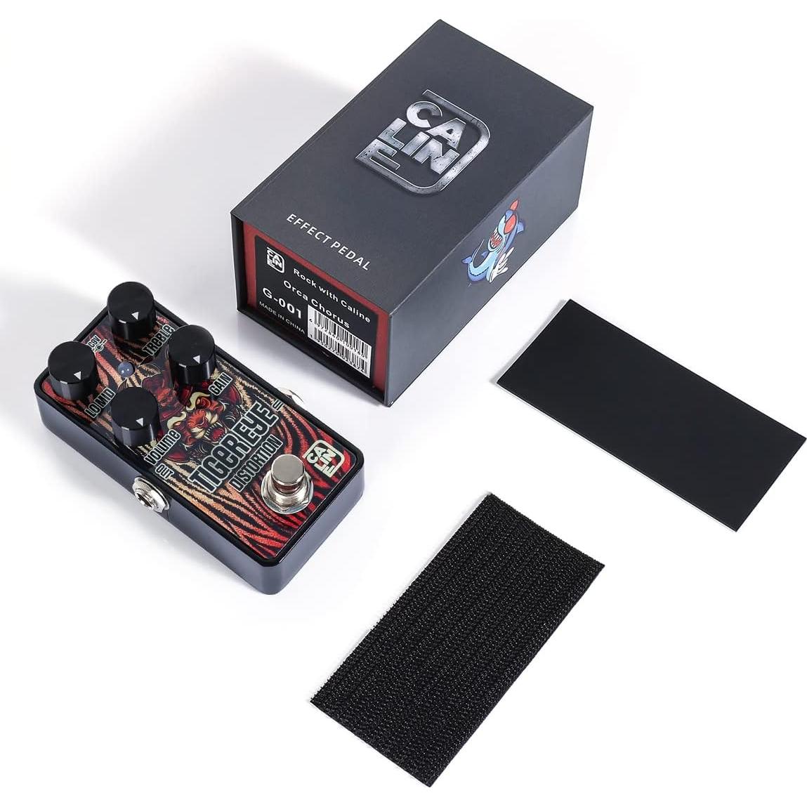 Pedal de Distorsión Mini Caline G001 9V Bypass Verdadero