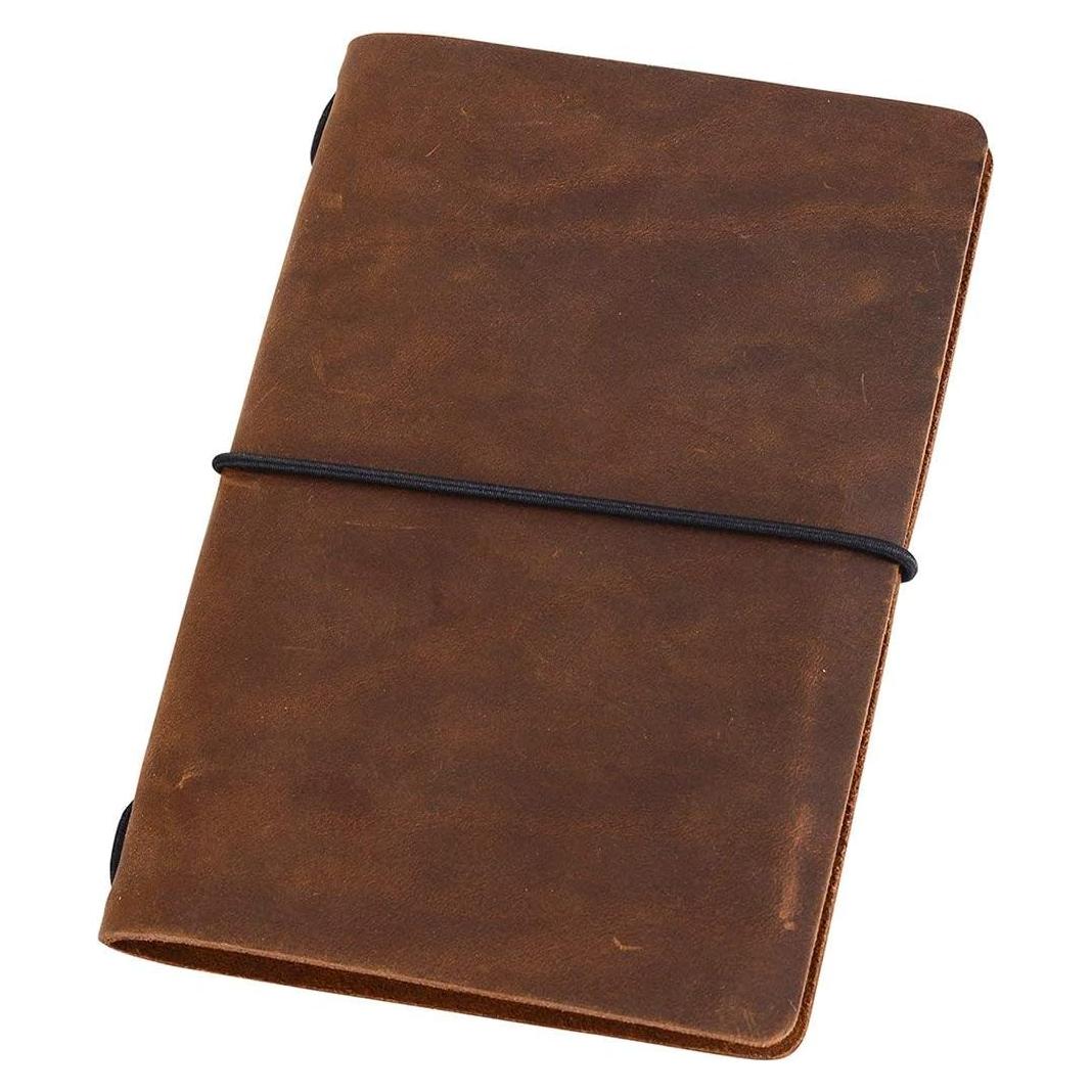 Cuaderno de Viaje de Cuero Newestor 10.7 x 14.7 cm Marrón