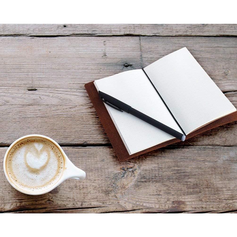 Cuaderno de Viaje de Cuero Newestor 10.7 x 14.7 cm Marrón