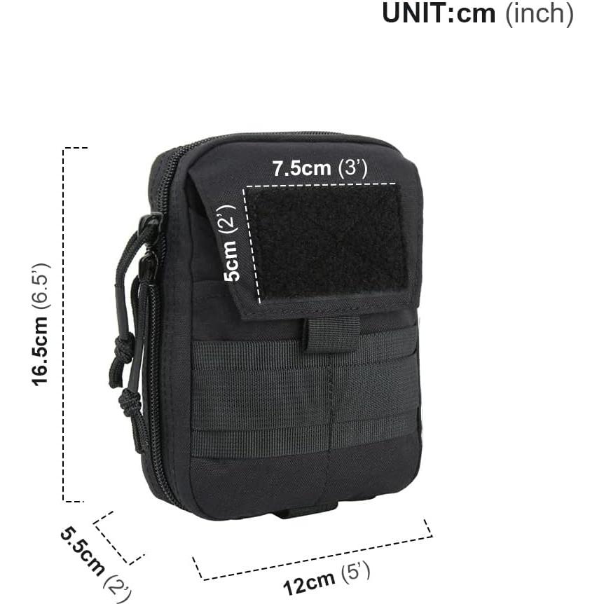 Bolsa Administrativa Molle EDC EXCELENTE ELITE SPANKER Negra