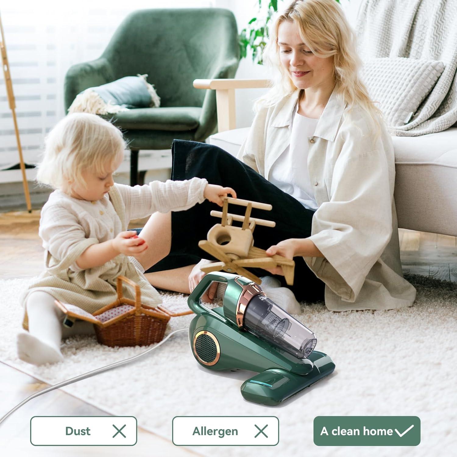 Aspiradora de Mano Dibea UV-10 con Luz UV y Filtro HEPA