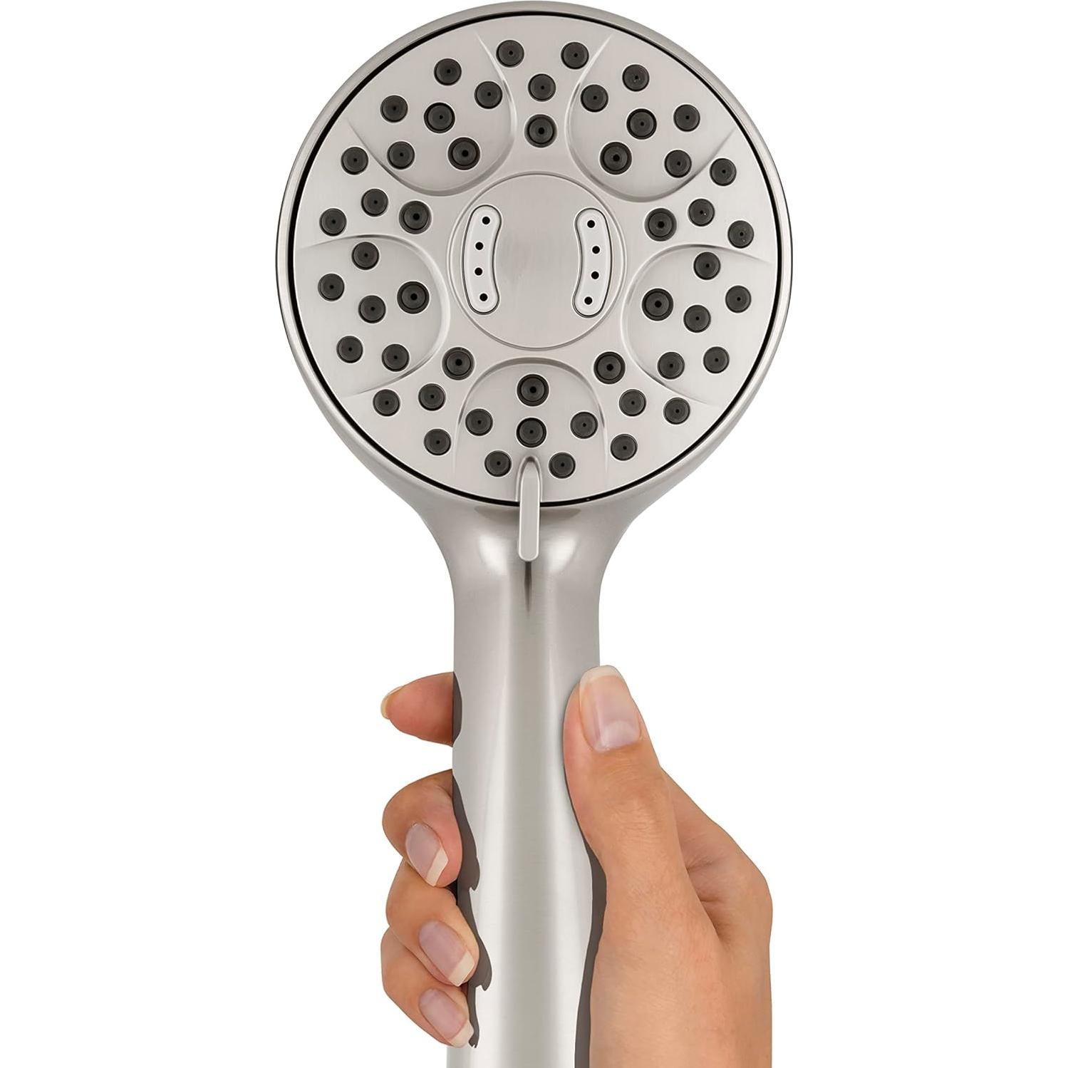 Cabezal de Ducha de Mano Waterpik QMK-759ME Ajustable 7 Modos